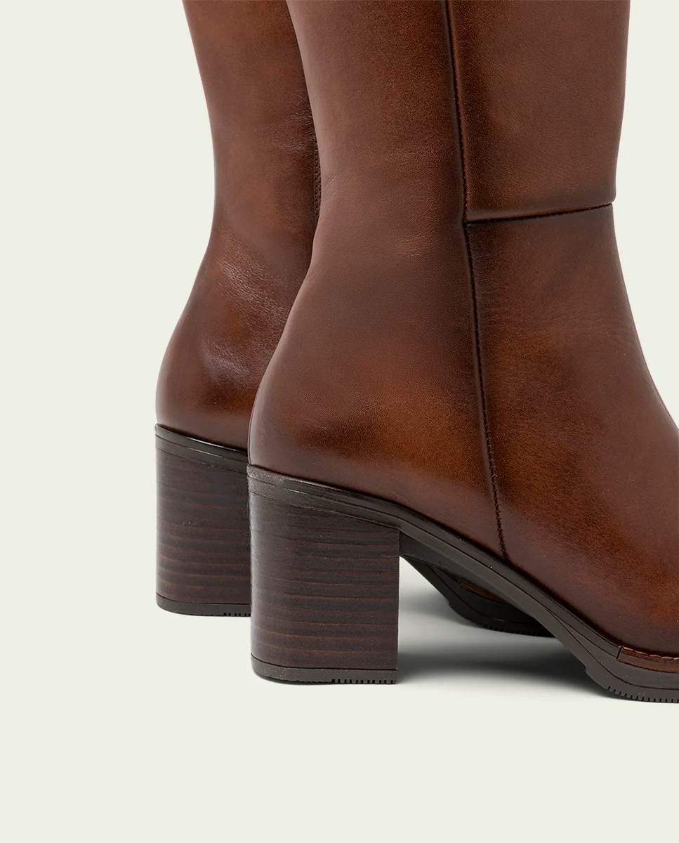 BOTAS DE PIEL DE TACÓN CUERO RITA - Image 6