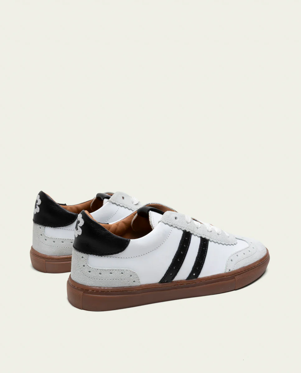 SNEAKERS DEPORTIVAS BLANCO Y NEGRO OSLO - Image 3