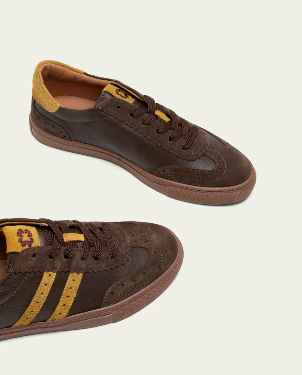 SNEAKERS DEPORTIVAS SERRAJE MOKA MOSTAZA MADRID - Image 4