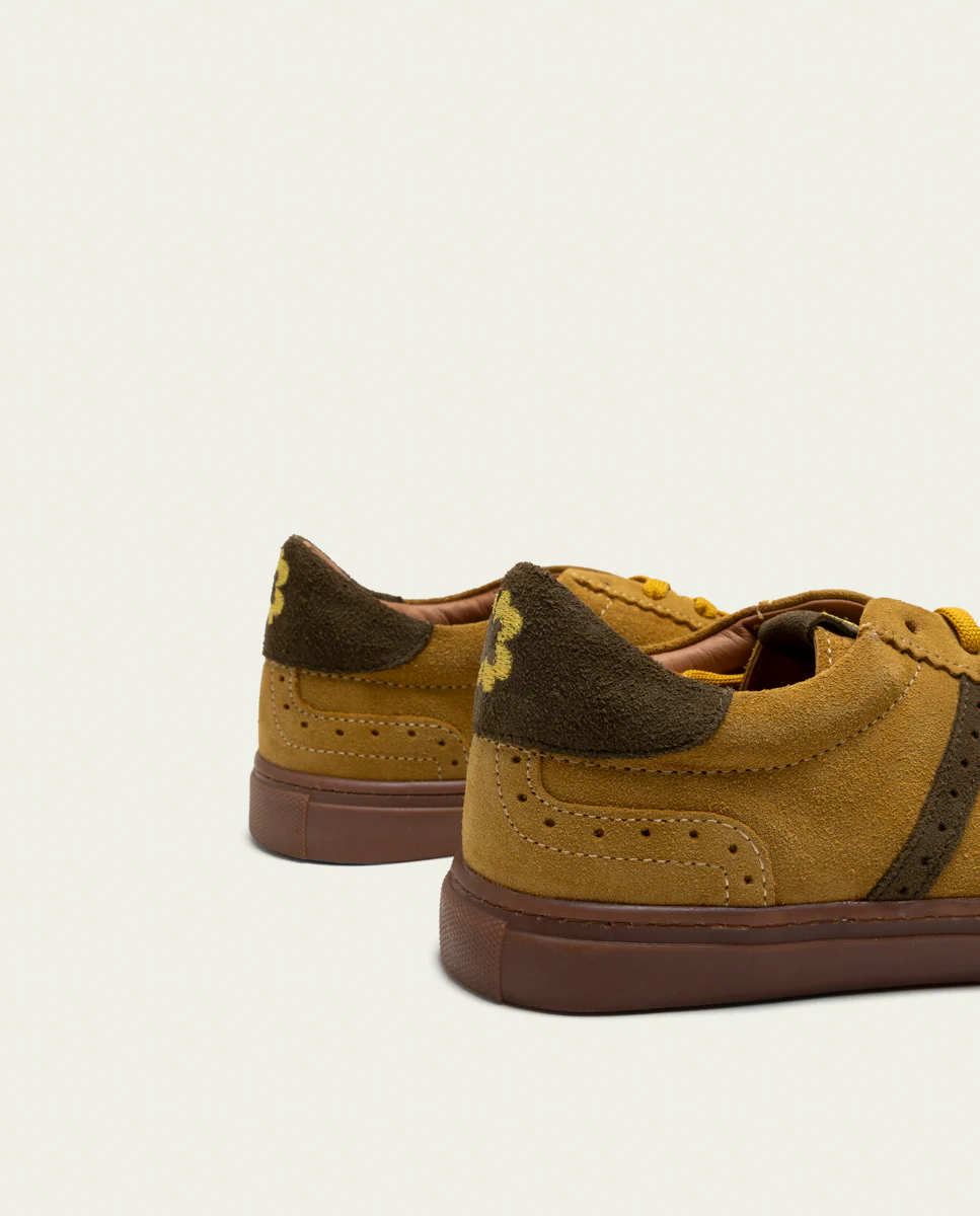 SNEAKERS DEPORTIVAS SERRAJE VERDE Y MOSTAZA VIENA - Image 6