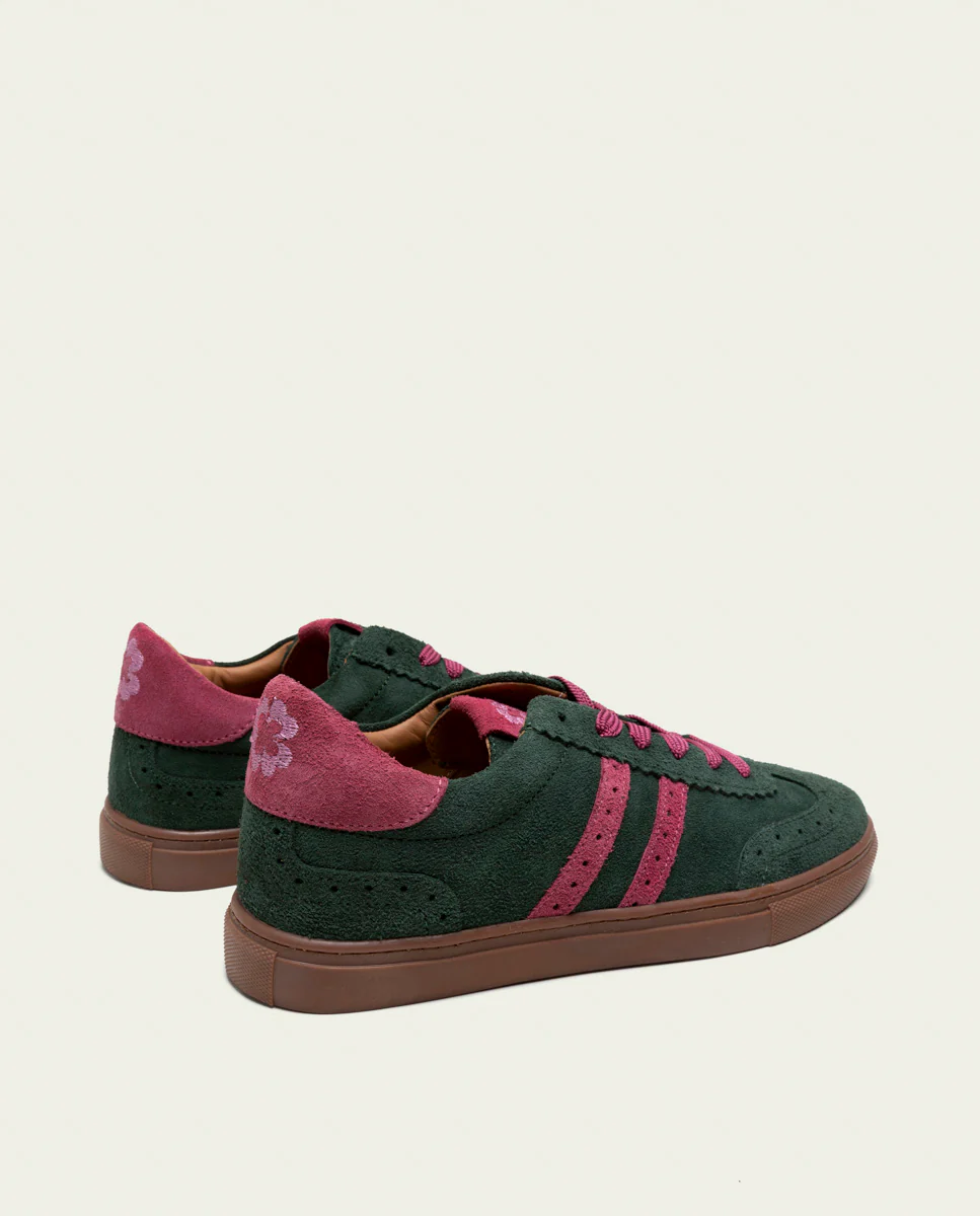 SNEAKERS DEPORTIVAS SERRAJE VERDE Y ROSA BERLIN - Image 3