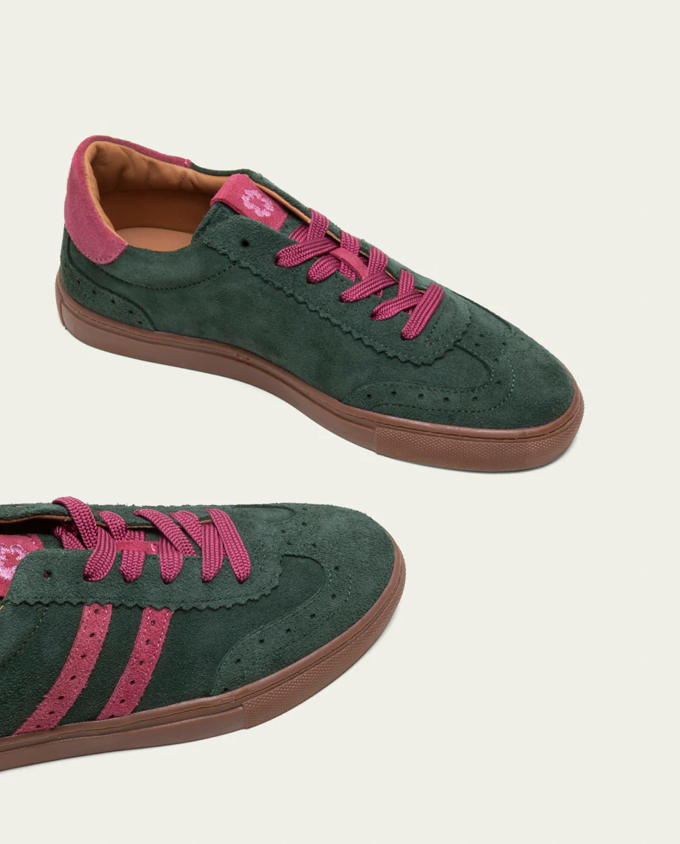 SNEAKERS DEPORTIVAS SERRAJE VERDE Y ROSA BERLIN - Image 4